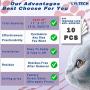 Double Sided Deterrent Training Tape for Cat, 10 XL Sheets of Size 17” x 12” -Translucent Anti-Scratch Tape,Residue Free, Protector All Furniture/Couch/Sofa/Door/Wall/Mattress/Car Seat.