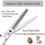 DRAGON RIOT Professional Pet Grooming Scissors 6.5/7.0/7.5/8.0 Japanese Stainless Steel Dog Shear Straight, Thinning, Chunker Shears Scissors for Dog and Cat