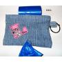 Neco Creations Light Blue Denim Pocket to Keep Your Pets Waste Bags
