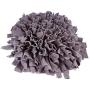 BeesClover 1Pcs Dog Snuffle Mat Pet Puzzle Toy Sniffing Training Pad Activity Blanket Feeding Mat for Dog Release Stress Dark Gray White pet Gift