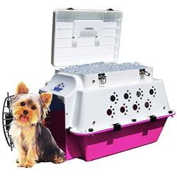 Pet Cooler Carrier Premium Cool for All Seasons! Cooling, Hydration, Storage, Sturdiness & Style.