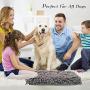 Faeny 17'' x 21'' Dog Snuffle Mat, Interactive Feed Game for Boredom, Mind Stimulating Food Puzzle Toy for Pets, Encourages Natural Foraging Skills, Durable Smell Training Blanket for Any Breed