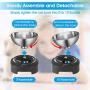 OYESauto Elevated Cat Bowls,15°Tilted Cat Food and Water Bowls with Stainless Steel Pet Feeding Bowls for Cats and Small Dogs