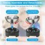 OYESauto Elevated Cat Bowls,15°Tilted Cat Food and Water Bowls with Stainless Steel Pet Feeding Bowls for Cats and Small Dogs OYESauto Elevated Cat Bowls,15°Tilted Cat Food and Water Bowls with Stainless Steel Pet Feeding Bowls for Cats and Small Dogs