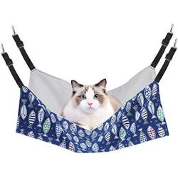 PERSUPER Cat Hammock Bed Comfortable Hanging Adjustable Pet Hammock Bed for Cats/Small Dogs/Rabbits/Other Small Animals