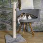 Qucey 32 Inches Tall Cat Scratching Post, Claw Scratcher with Sisal Rope Include a Cat Interactive Plush Ball Toy
