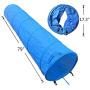 Cossy Home Collapsible Dog Tunnel Tube Kitty Tunnel Pet Toys Peek Hole for Cats, Puppy, Dogs, Kittens, Rabbits (3 Size)