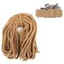 PIVBY Cat Sisal Rope Natural Twine for Scratching Post Tree Replacement - Hemp Rope for Repairing, Recovering or DIY Scratcher, 8mm Diameter (66FT)