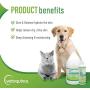 Vetoquinol Aloe & Oatmeal Shampoo — Gentle, Moisturizing Formula with Coconut Scent for Dogs & Cats