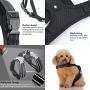 Rhinestone Bling Dog Harness and Pet Leash Reflective Bling Dog Vest with Bow Tie Adjustable Pet Rhinestone Harness for Small Dogs Walking Party Wedding (Black)