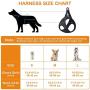 Dog Vest Harness No Pull Unique Reflective Design for Medium Small Dogs Easy Adjustable Dog Harnesses Breathable Soft Mesh Safety Vest for Pets Comfortable Escape Proof for Running