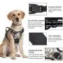 Vovodog Dog Harness No-Pull Pet Harness, Adjustable Outdoor Walking Pet Reflective Oxford Soft Vest with 2 Metal Rings and Handle Easy Control for Small Medium Large Dogs…