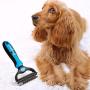 Dogeez Dematting Tool for Dogs | Gentle Grooming to Detangle Matted Fur and Stop Shedding | Dual Sided Undercoat Rake for Small, Medium and Long Hair Dog, Cat, and Other Pets | Undercoat Brush Comb