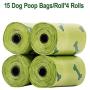 KINTEN Pet Poop Bags for Dispenser, Leak-Proof Poop Bags, Biodegradable Eco-Friendly, Lavender Scent Waste Bags, 15 Bags Per Roll, 4 Rolls