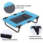 Pet Beds for Dog Cooling Elevated Dog Bed Teslin Mesh Pet Cot Moisture Proof Non-Slip Mat Sized for Small & Medium Pet 77x52x18cm Home for Cats Y