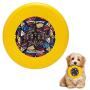 Pet Frisbee Flying Disc Dog Toy - Multifunction Financial Freedom Teal Eye Print Store