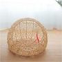 WWYM Four Seasons Universal Cat Litter Semi-Open Large Pet Bed Toy Removable and Washable Rattan Kennel