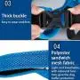 Doglemi Dog Lift Harness Portable Lifting Sling Support Strap Help Dogs with Weak Rear Legs Back for Small Large Dogs Surgery Recovery Walking Pain Relief S