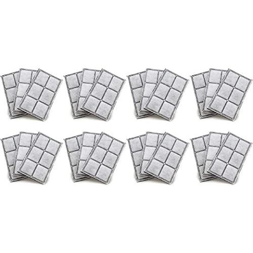 NISPIRA Premium Platium Charcoal Water Filter Replacement for Drinkwell Pet Fountain - 24 Filters