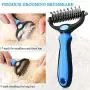 ECARE Dog Undercoat Rake, Dog Grooming Brush Shedding Professional Dog Grooming Brush Pet Deshedding Tool for Dogs Horses Pet ECARE Dog Undercoat Rake, Dog Grooming Brush Shedding Professional Dog Grooming Brush Pet Deshedding Tool for Dogs Horses Pet