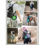 N / A Collapsible Dog Bowl, 2 Pack Collapsible Dog Water Bowls for Dogs Cats, Portable Pet Feeding Watering Dish for Outdoor Walking Traveling with 2 Carabiner