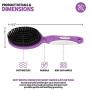 Soft Bristle Dog Brush for Short Haired Cats Or Dogs - Firm Bristles to Remove Dust, Dirt, and Loose Fur - Hook and Rubber Handle