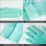 YouJia Pet Grooming Gloves, Silicone Hair Remover Brush Glove with High Density Teeth Brush, Gentle Bathing Shampoo Massage Gloves for Dogs Cats YouJia Pet Grooming Gloves, Silicone Hair Remover Brush Glove with High Density Teeth Brush, Gentle Bathing Shampoo Massage Gloves for Dogs Cats