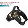 Pet Lovers Stuff Dog Harness Camo - Best Harness with Handle, Soft-Padded, Adjustable, Choke-Free, EZ on and Off