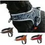 Muttitude No-Pull Training Dog Harness - Front Clip Dog Harness – Brown, Red, Orange, and Black Dog Harness for Dogs 10 to 55 Lbs
