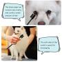 LUTER 4 Pcs Tear Stain Remover Comb Dog Flea Comb Double-Sided Dog Eye Comb Brush Pets Grooming Comb for Dogs Cats Removing Crust and Mucus