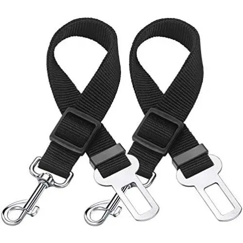 Dog Seat Belt, 2 – Pack Set, Pet Car Seatbelt Safety, with Adjustable Length and Nylon Fabric, Upgraded Dog Car Harness. Dog Seat Belt, 2 – Pack Set, Pet Car Seatbelt Safety, with Adjustable Length and Nylon Fabric, Upgraded Dog Car Harness.