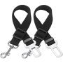 Dog Seat Belt, 2 – Pack Set, Pet Car Seatbelt Safety, with Adjustable Length and Nylon Fabric, Upgraded Dog Car Harness.