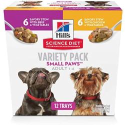 Hills Science Diet Wet Dog Food, Adult, Small Paws for Small Breeds