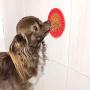 COPACHI Dog Lick Pad, Slow Treat Feeder Mat with Super Suctions, Dog Washing Distraction Device, Dog Lick Mat for Pet Bathing, Grooming, and Training, Just Spread Peanut Butter(Red + Blue)