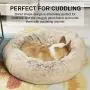 Zerohub Calming Dog Bed, Ultra Soft Faux Fur Donut Cuddler Dog Bed with Anti-Slip & Waterproof Base, Machine Washable Round Pet Bed for Small Medium Dogs and Cats (Multiple Sizes) Zerohub Calming Dog Bed, Ultra Soft Faux Fur Donut Cuddler Dog Bed with Anti-Slip & Waterproof Base, Machine Washable Round Pet Bed for Small Medium Dogs and Cats (Multiple Sizes)
