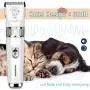 FUNFLOWERS Dog Hair Clippers Rechargeable Quiet Design, 5 Adjustable Blade + 4 Guide Combs, High Power Cordless Pet Hair Grooming Kit, for Dogs Cats with Thick & Heavy Coats
