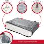 SPORT PET Deluxe Dog Mattress, Water-Resistant Liner Pet Bed, Reversible, Top Memory Foam
