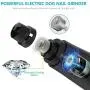Electric Dog Nail Grinder & Cat Nail Clippers with Light, 2 Speed Rechargeable Pet Trimmer Pet Nail Trimmer, Painless Grooming & Smoothing for Small Medium Large Dogs & Cats Electric Dog Nail Grinder & Cat Nail Clippers with Light, 2 Speed Rechargeable Pet Trimmer Pet Nail Trimmer, Painless Grooming & Smoothing for Small Medium Large Dogs & Cats