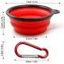 SENHAI Collapsible Travel Bowls for Dogs Cats Pets, 5 Pack Raised Bowls for Feeding Watering on Journeys Hiking Camping, Lightweight & Portable SENHAI Collapsible Travel Bowls for Dogs Cats Pets, 5 Pack Raised Bowls for Feeding Watering on Journeys Hiking Camping, Lightweight & Portable