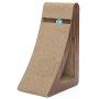 Famgizmo Premium Cat Scratcher Incline Scratching Pad Cardboard Lounge Bed with Ball Toy Catnip 68 x 36 x 27 cm Multiple Scratching Angles Uperior Cardboard & Durable Construction