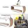 PetFusion Jumbo Cat Scratcher Lounge. 39 x 11 x 14 inches (lwh) [Superior Cardboard & Construction, Significantly outlasts Cheaper alternatives]
