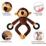 3 Pieces Dog Squeaky Toys Pet Stuffing Toys Corduroy Durable Dog Toys Dog Interactive Chewing Toys for Small and Medium Dogs Cats