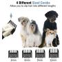 rabbitgoo Dog Grooming Clippers, Rechargeable Pet Hair Trimmer Doggy Grooming Kit, Electric Shaver Hair Remover Kit with 4 Guide Combs Low Noise Cordless Accessories for Pets/Dogs/Cats/Rabbits