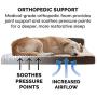 Furhaven Pet Dog Bed - Cooling Gel Memory Foam Faux Fleece and Chenille Soft Woven Traditional Sofa-Style Living Room Couch Pet Bed with Removable Cover for Dogs and Cats