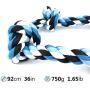 NYDREAM Dog Rope Toy for Aggressive Chewers, Medium to Large Breed Dogs | Extra-Large Tug of War Toy : 3 Feet 5 Knots Durable Dog Training Toys for Large Dogs, Teeth Cleaning Upgrade Indestructible