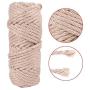MiOYOOW 10m Cat Scratcher Rope, 4mm/6mm Twisted Sisal Rope Cat Climbing Frame Binding Rope Natural Hemp Rope or Scratching Post Tree Replacement
