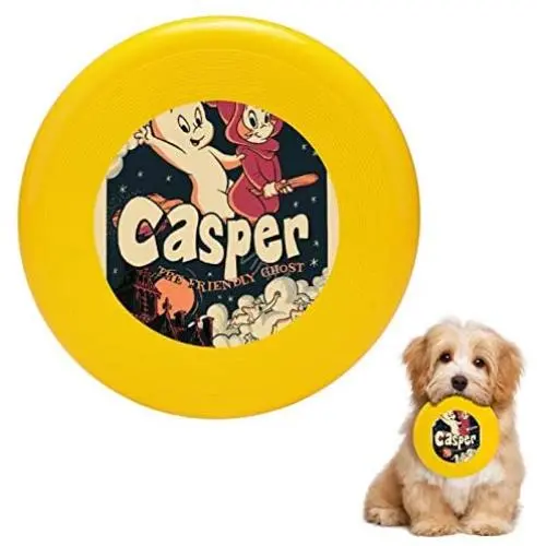 Pet Frisbee Flying Disc Dog Toy - Multifunction Casper The Friendly Ghost Pet Frisbee Flying Disc Dog Toy - Multifunction Casper The Friendly Ghost