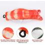 Catnip Toys, 8 Pack Fluffy Cat Teething Chew Toy, Bite Resistant Cat Chew Toy, Catnip Filled Sushi Roll, Replacements For Cat Wand Toy, Cat Lovers Interactive Plush Gift for Indoor Cats Kitten Kitty