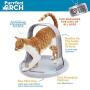 Purrfect Arch Deluxe Self Grooming and Massaging Cat Toy- Arch Brush Helps Reduce Shedding & Scratching To Keep Your Home Fur Free