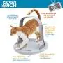 Purrfect Arch Deluxe Self Grooming and Massaging Cat Toy- Arch Brush Helps Reduce Shedding & Scratching To Keep Your Home Fur Free